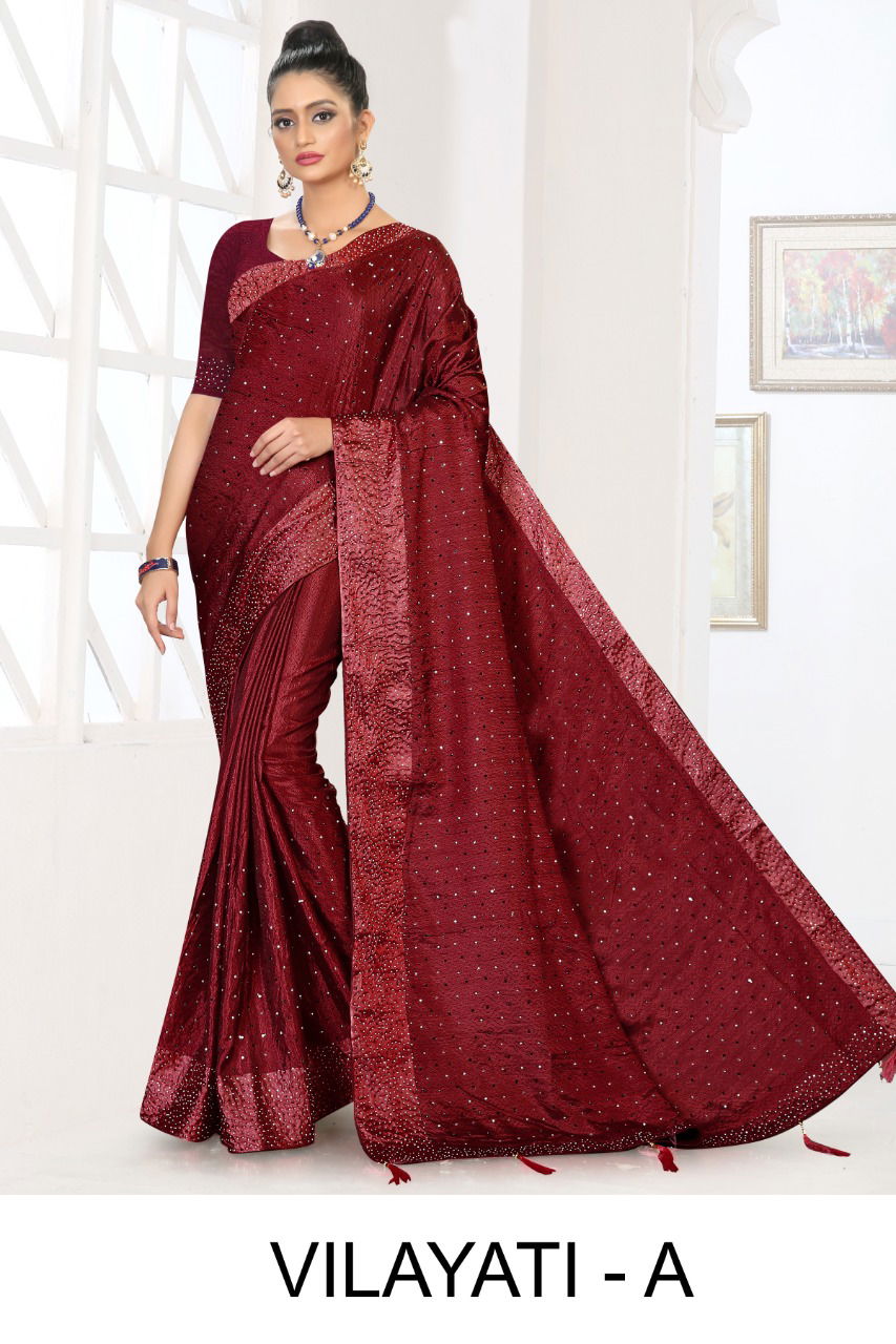 Ronisha vilayati Latest Fancy  fastive wear designer saree collection